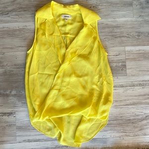 L’Agence Freja Sleeveless Draped Blouse